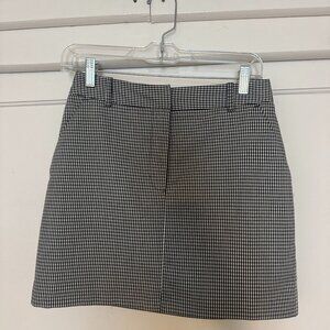Topshop Gingham Mini Skirt – Size 4